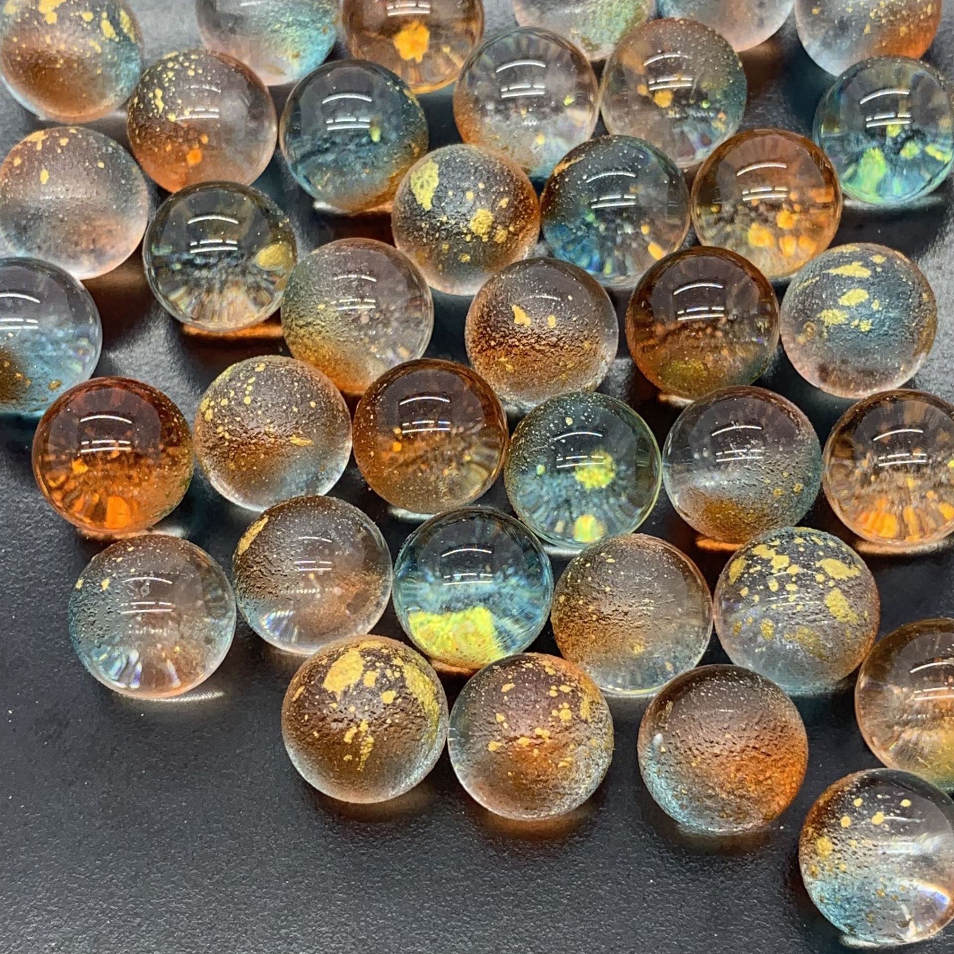 Wholesale 50pcs/pack 12mm Unperforated Glass Beads